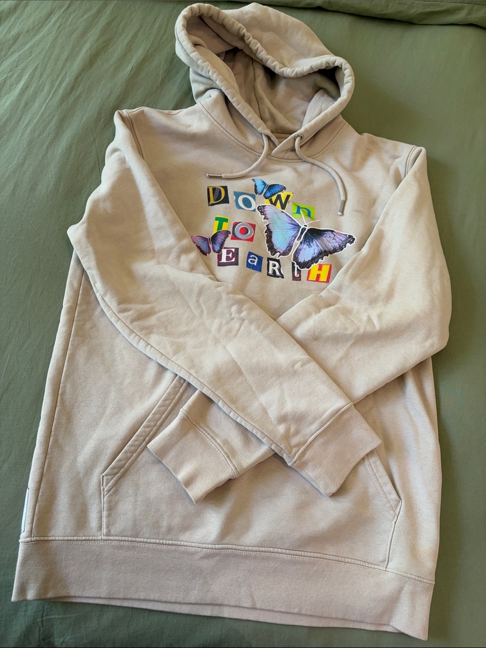 Broken Planet Market Tan Hoodie Oversized Streetwear